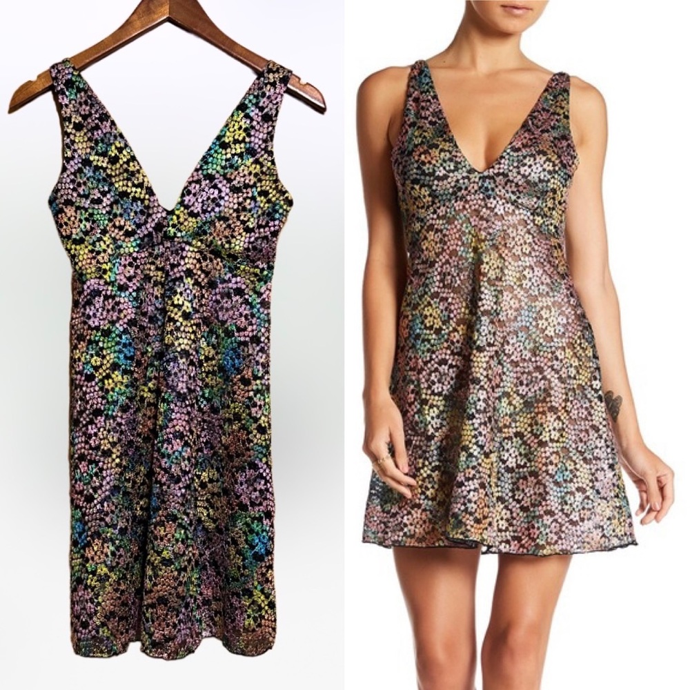 Free People Intimately Forget Me Not Mini Dress